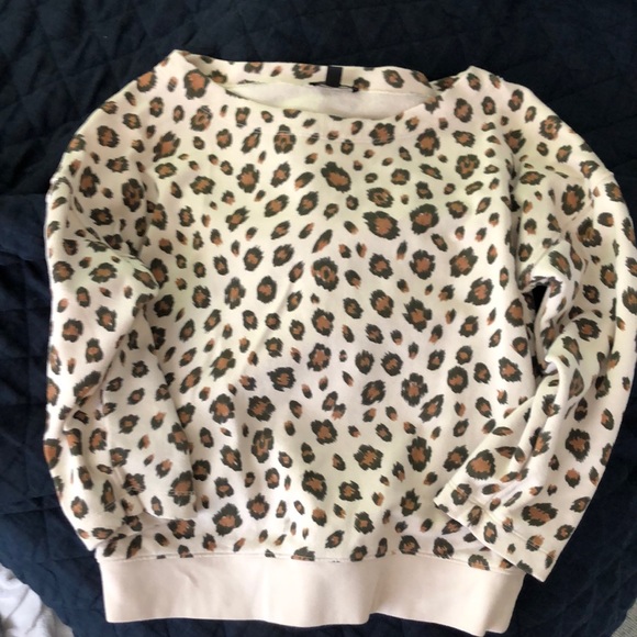 J.Crew Wide Neck Sweatshirt - Picture 1 of 2